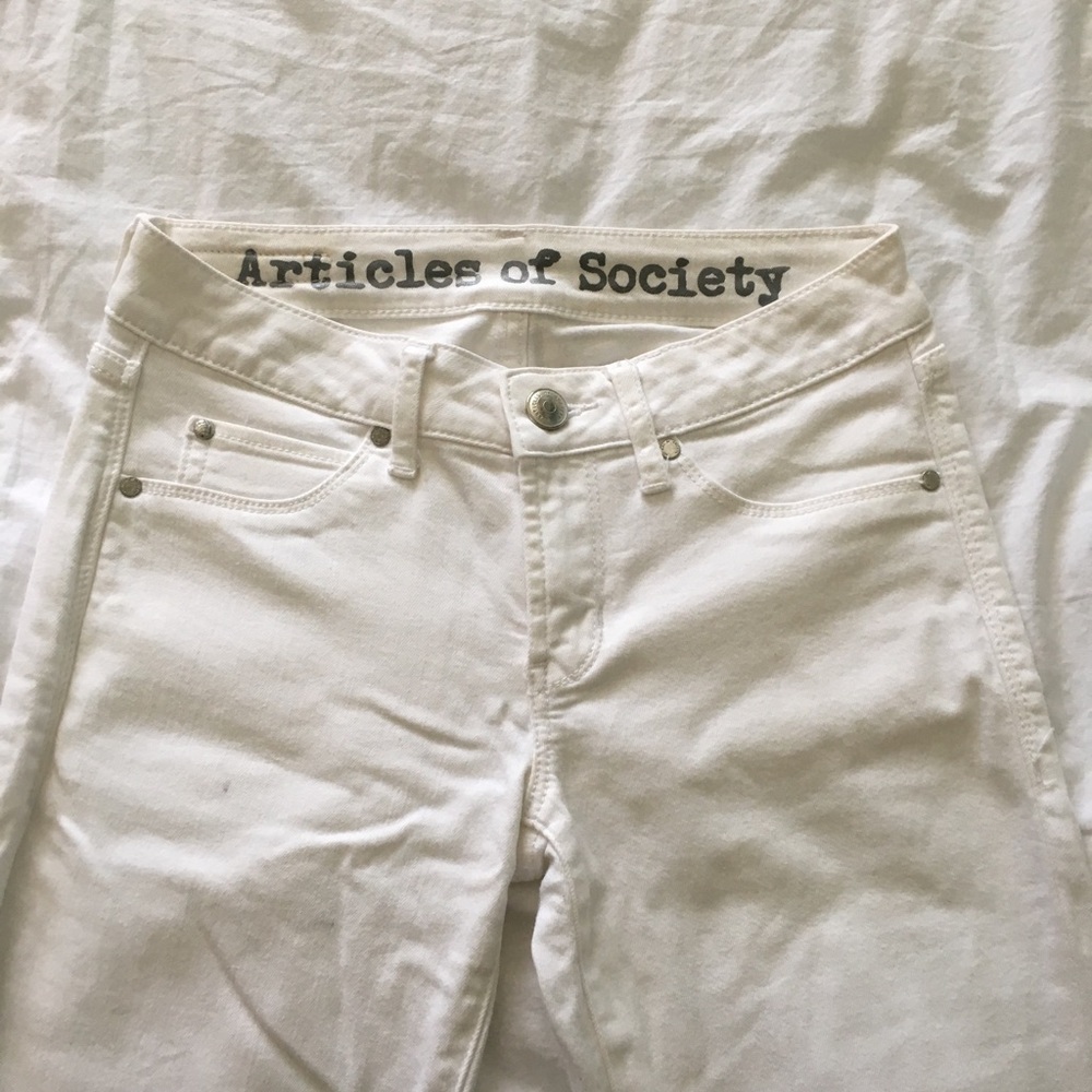 White jeans